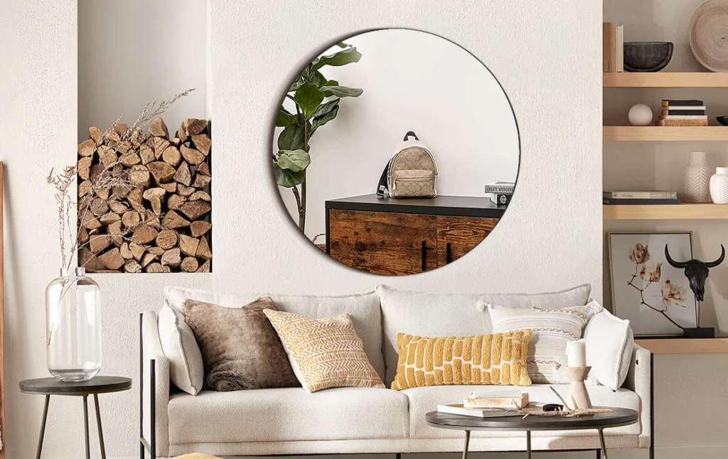 ایده و کاربرد آینه گرد در خانه