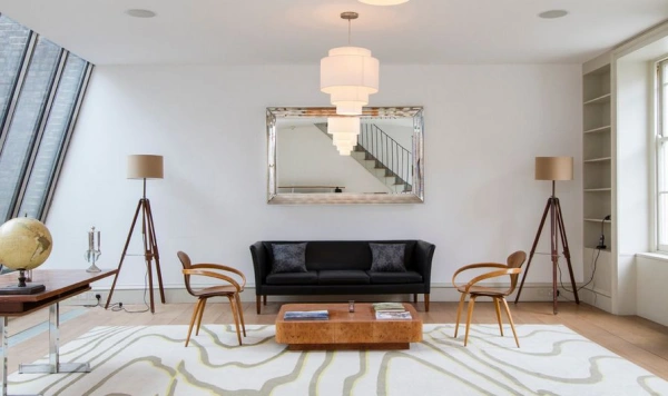 ایده آباژور در سالن پذیرایی