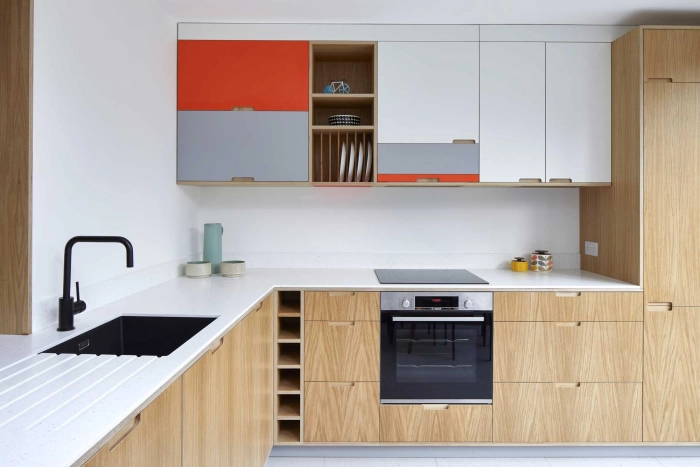 ایده آشپزخانه مدرن و مینیمیال کوچک