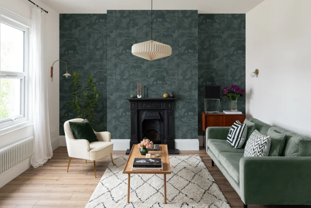 نکات انتخاب کاغذ دیواری برای نشیمن و پذیرایی