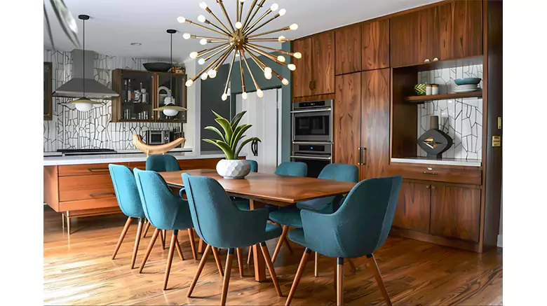 مشخصات سبک مدرن نیمه قرن 20 در دکوراسیون